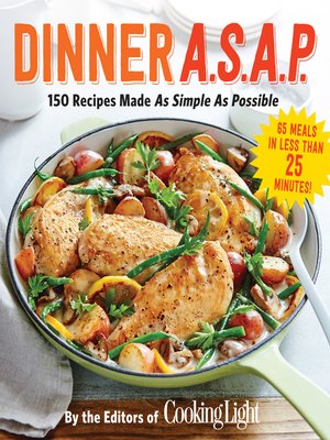 cover image of Dinner A.S.A.P.